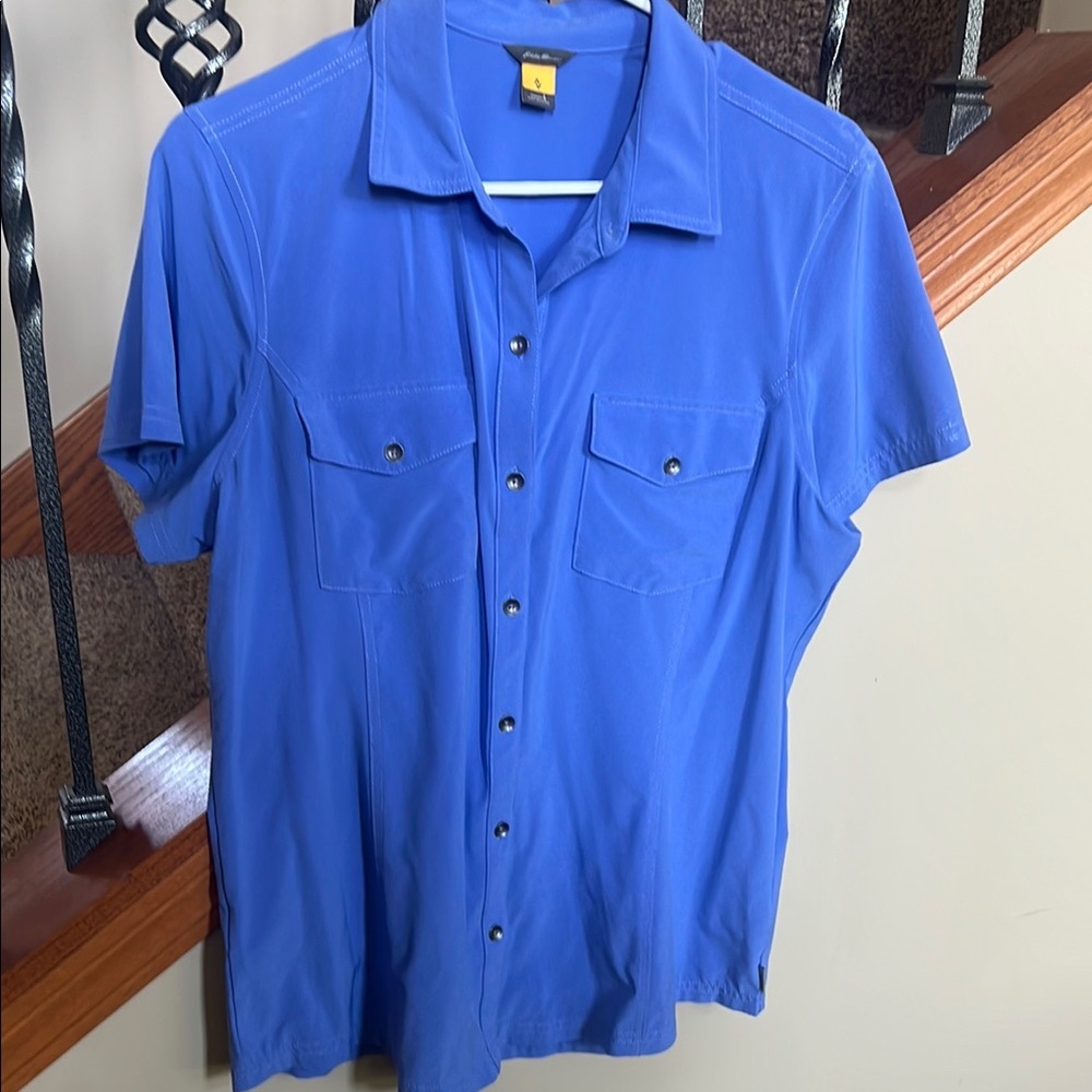 Blue Short Sleeve Shirt